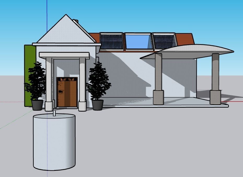SKETCHUP HOUSE 3D model_7