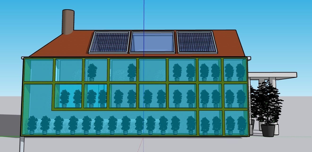 SKETCHUP HOUSE 3D model_1