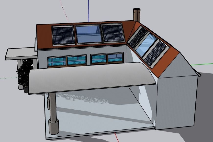 SKETCHUP HOUSE 3D model_4
