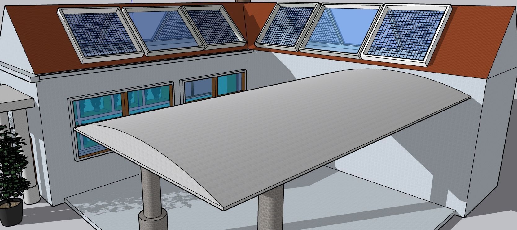 SKETCHUP HOUSE 3D model_5