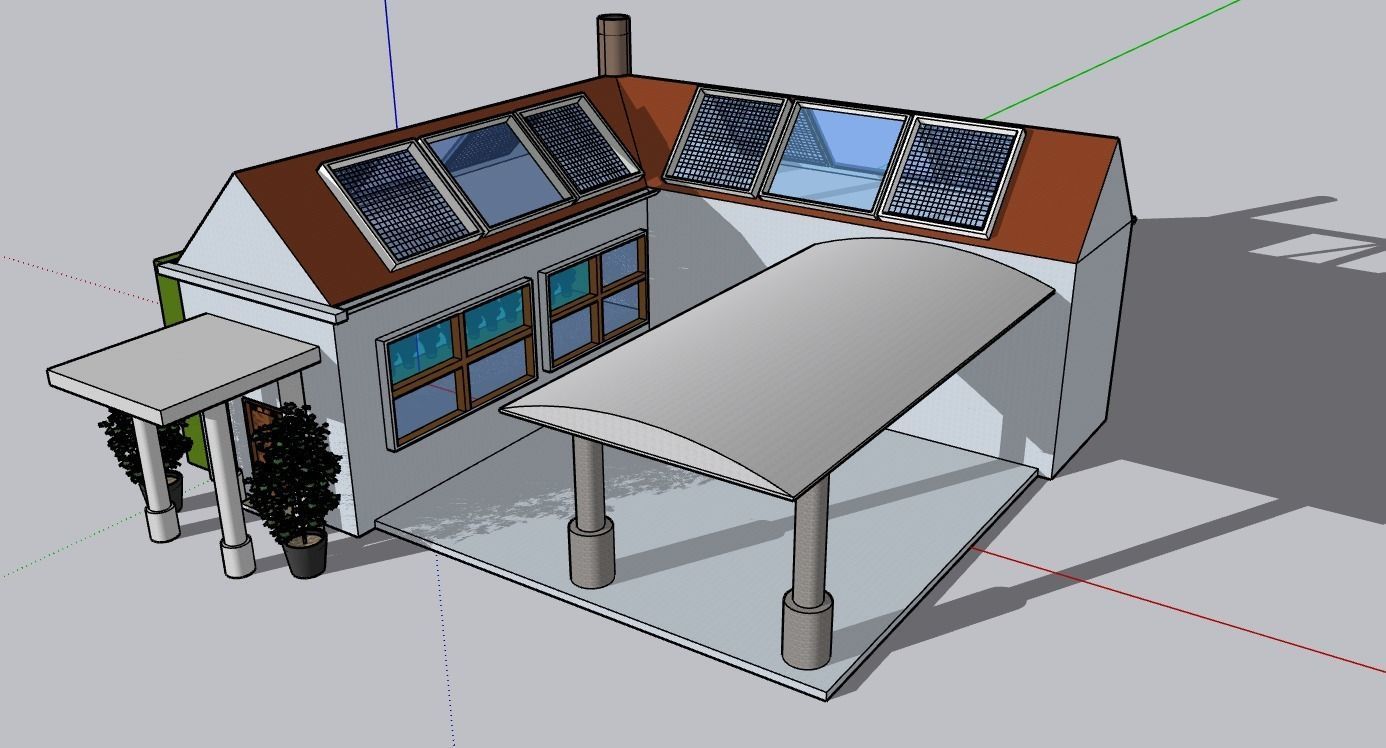 SKETCHUP HOUSE 3D model_6