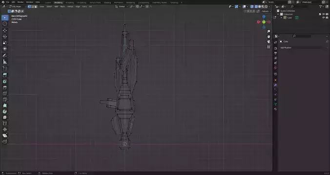 Mansion with small polygons WITHOUT TEXTURES