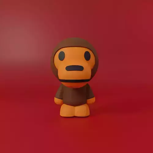 BAPE BABY MILO 3D MODEL