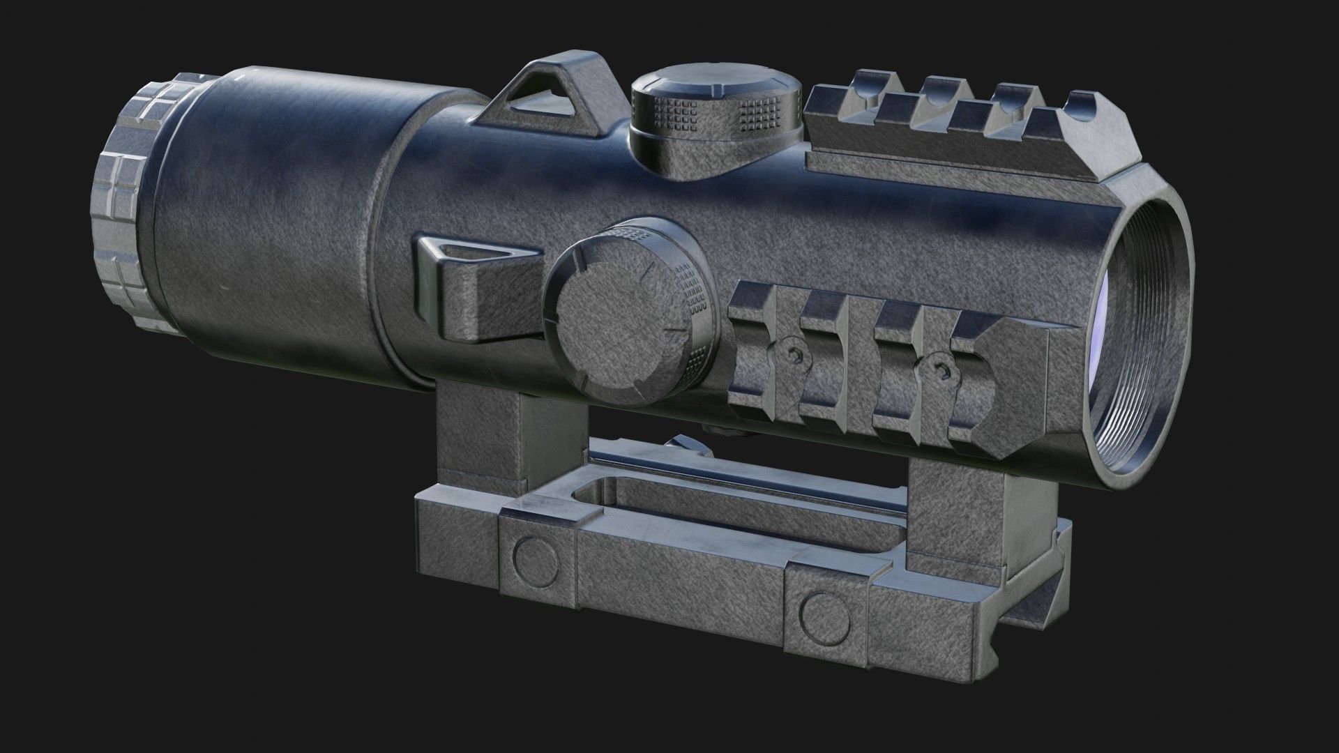 SIG SAUER BRAVO 5 Low-poly 3D model_4