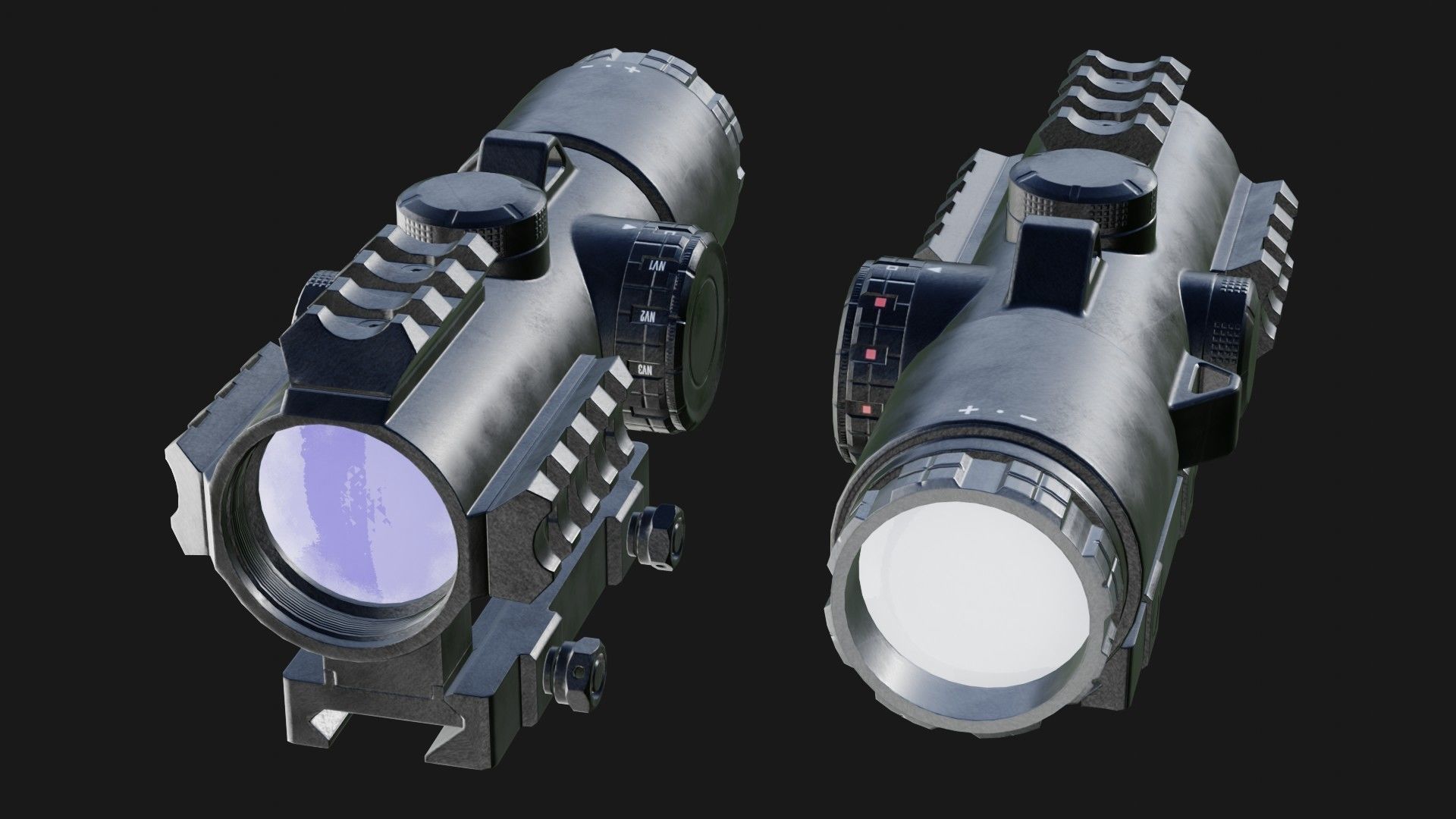 SIG SAUER BRAVO 5 Low-poly 3D model_5