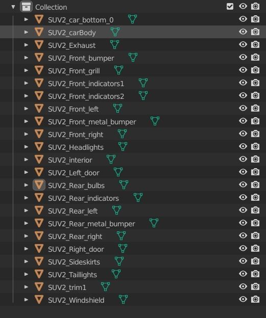 70s generic SUV Low-poly 3D model_23