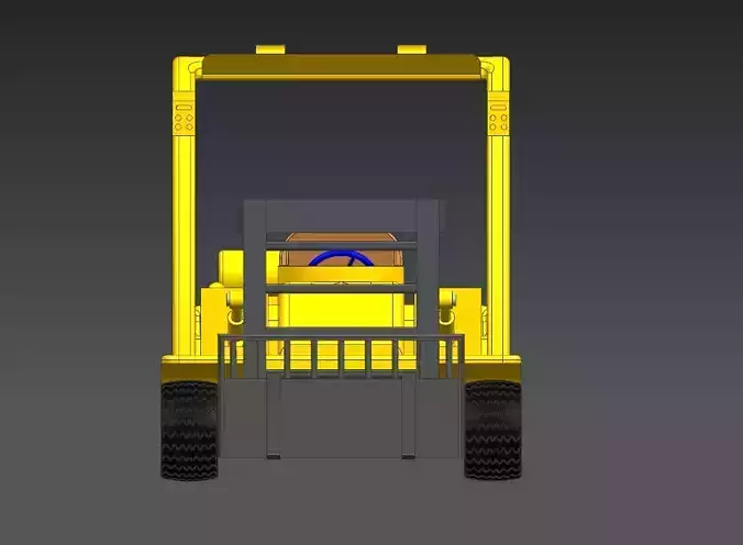 Forklift Assembly 3D print model