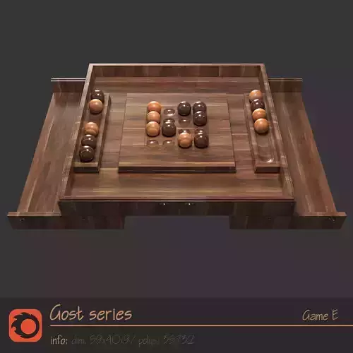 Gost series - Game E 3D model