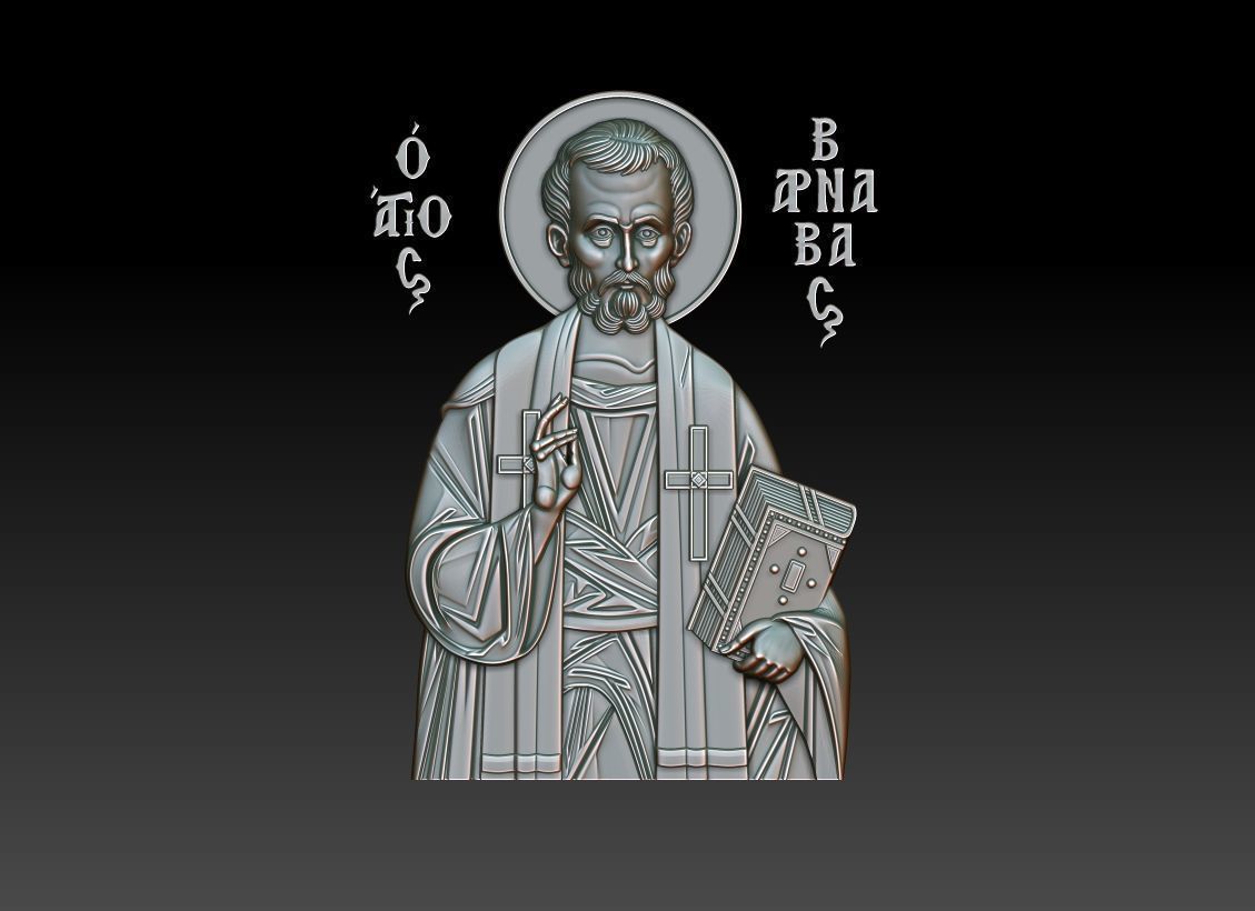 Barnabas the Apostle 3D model_8