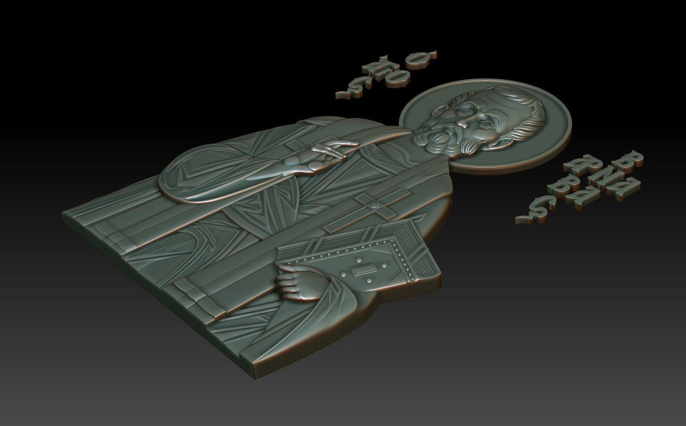 Barnabas the Apostle 3D model_11