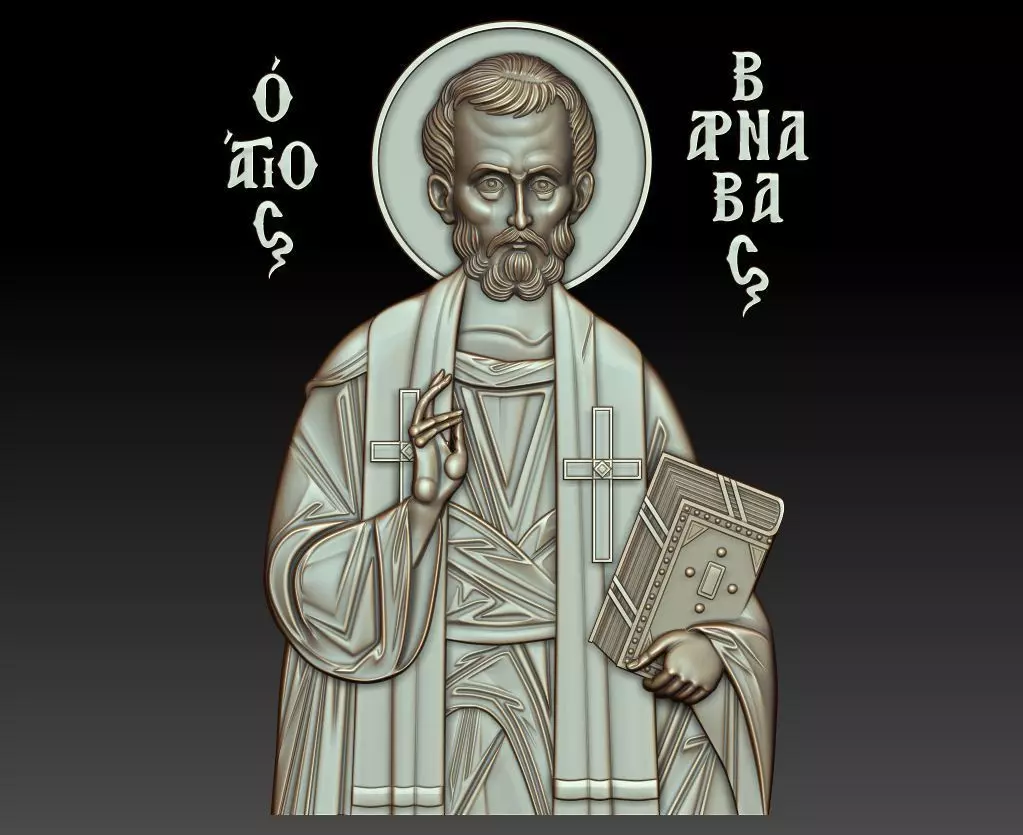 Barnabas the Apostle 3D model_0