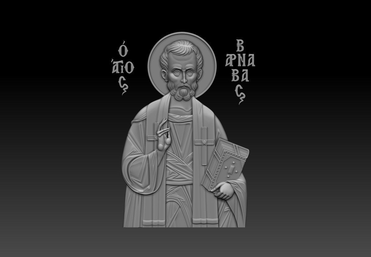 Barnabas the Apostle 3D model_12