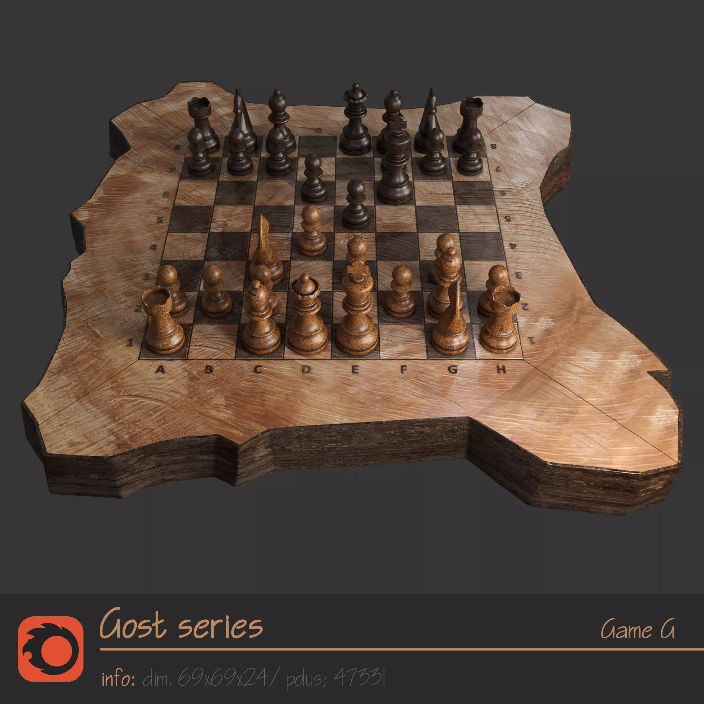 Gost series - Game G 3D model_0
