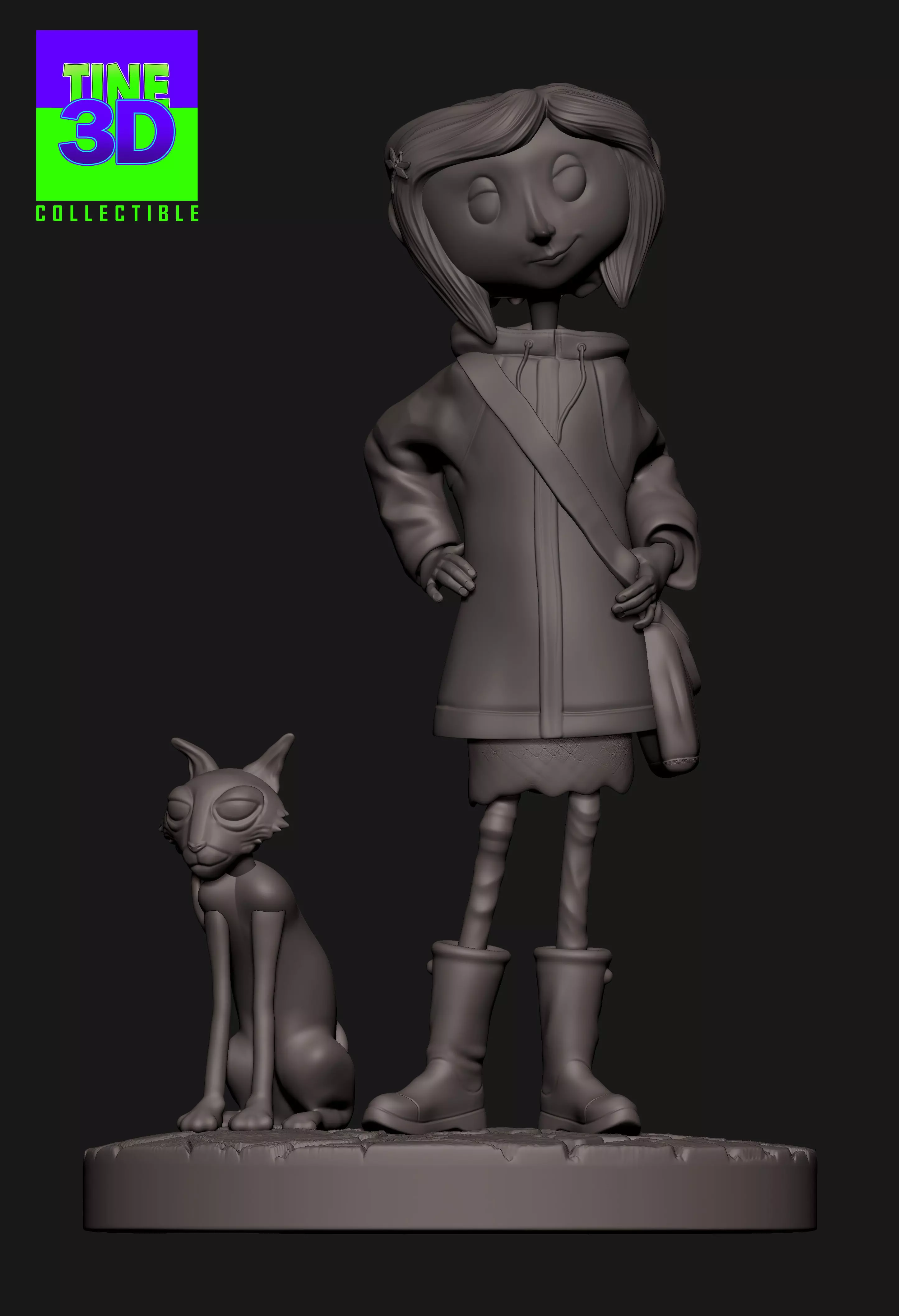 CORALINE ANIMATION 3D print model