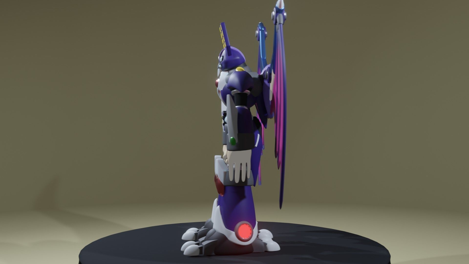 Dark Necrobat 3D print model_6