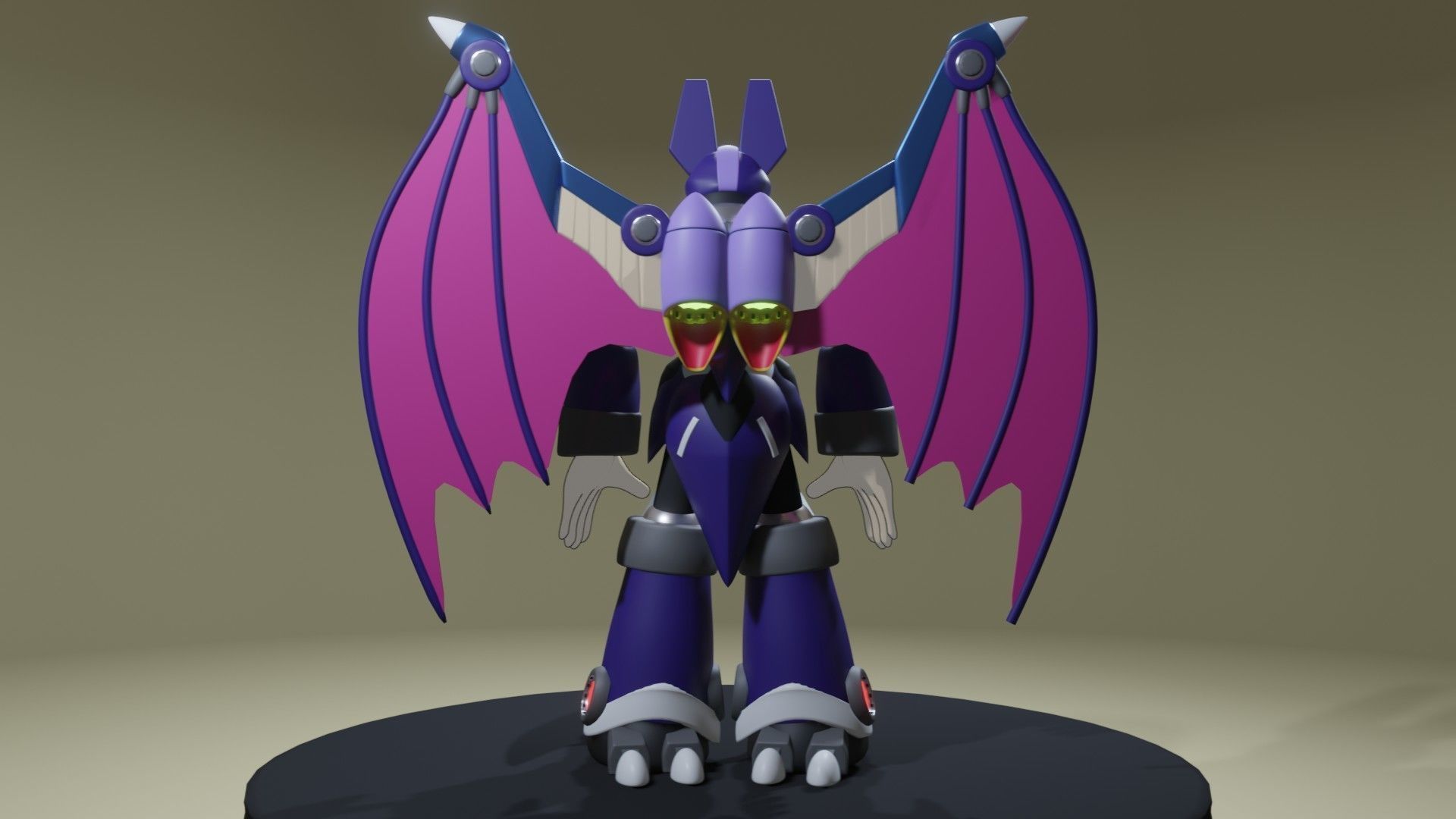 Dark Necrobat 3D print model_7