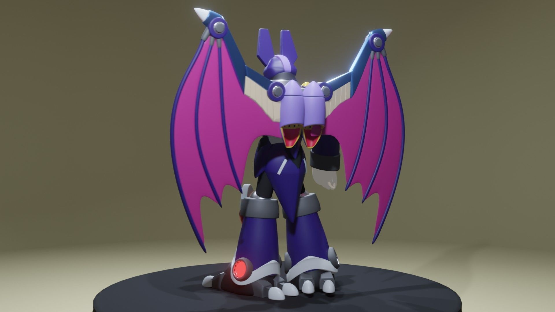 Dark Necrobat 3D print model_9