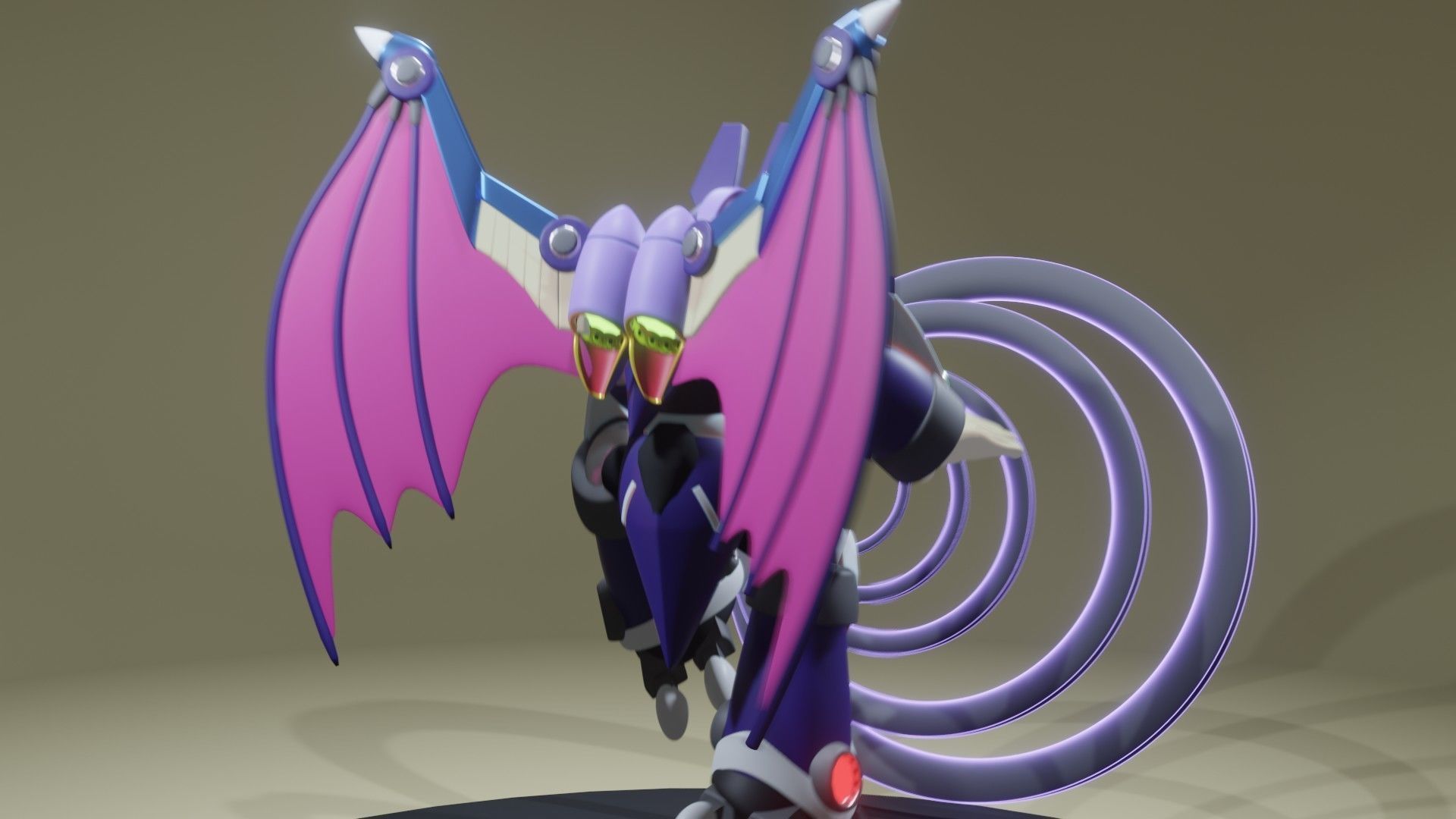 Dark Necrobat 3D print model_4