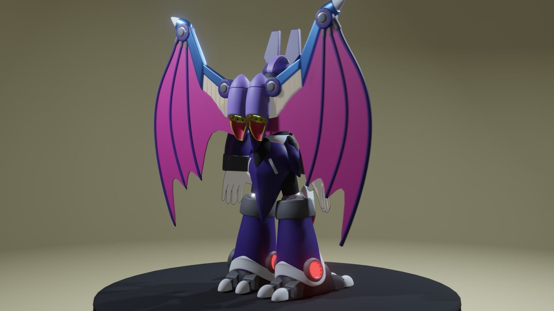 Dark Necrobat 3D print model_8