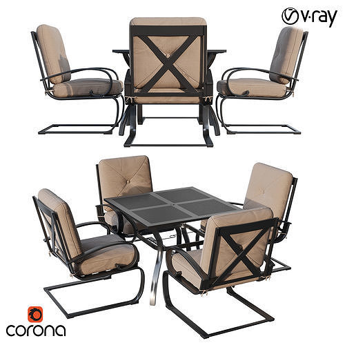Cedar Creek lounge set 3D model