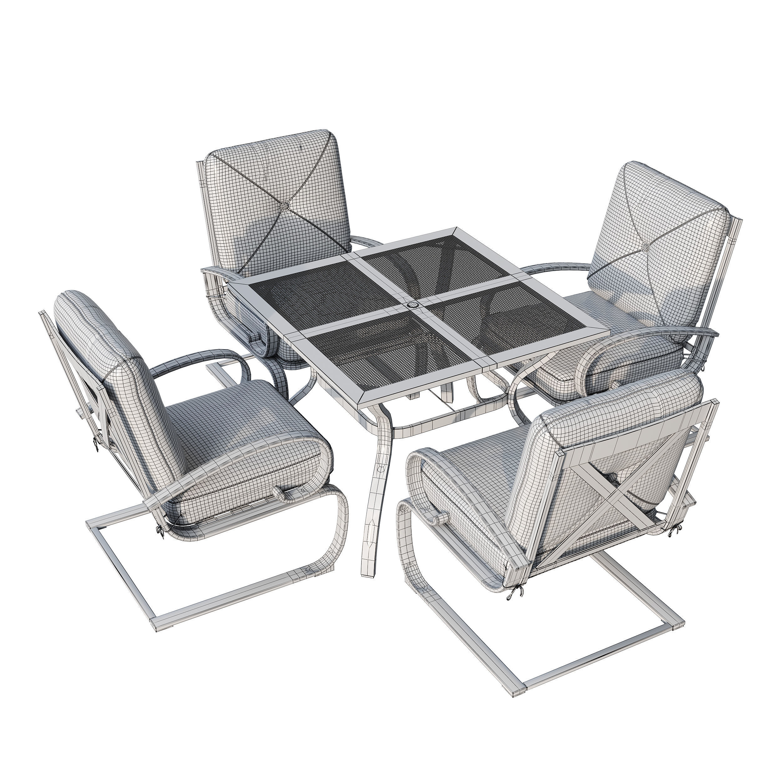 Cedar Creek lounge set 3D model_9