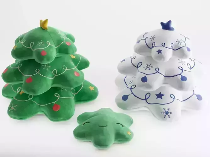 Christmas Plush Toy Trees