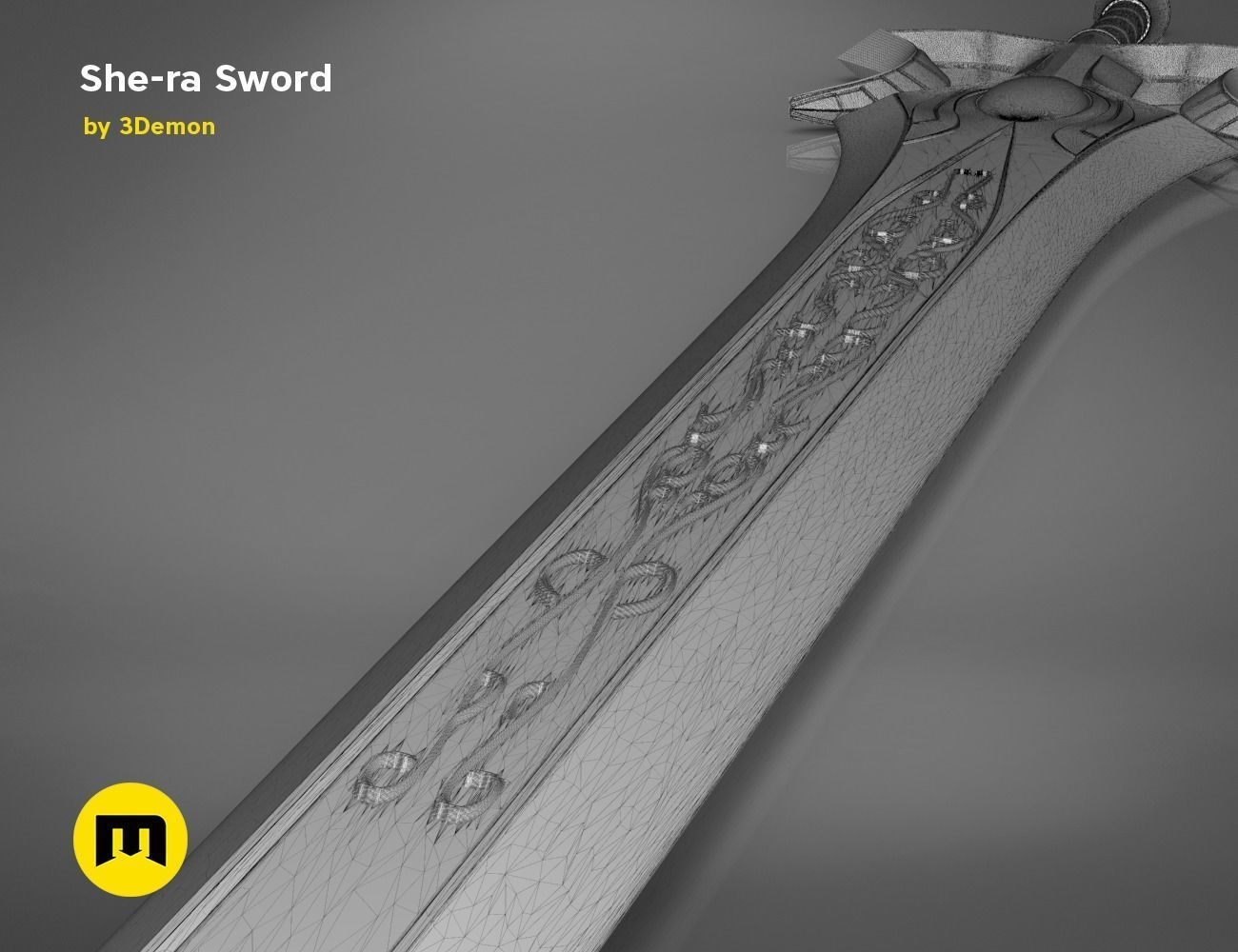She-Ra Sword of Protection 3D print model_21