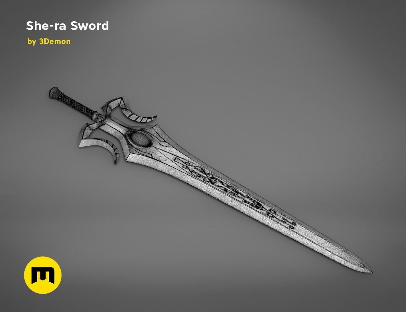 She-Ra Sword of Protection 3D print model_20
