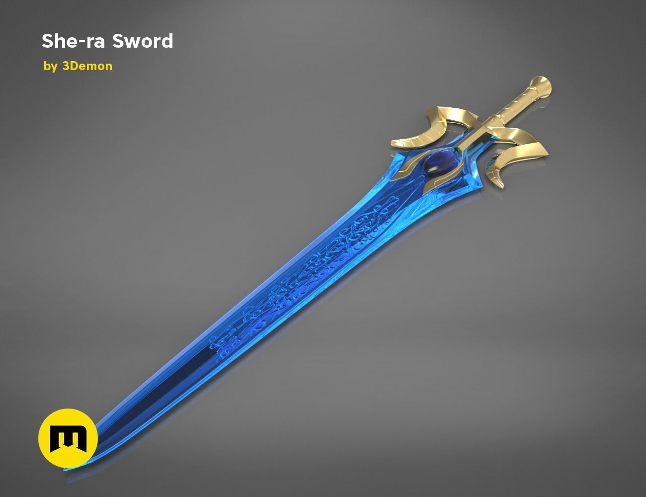She-Ra Sword of Protection 3D print model_3