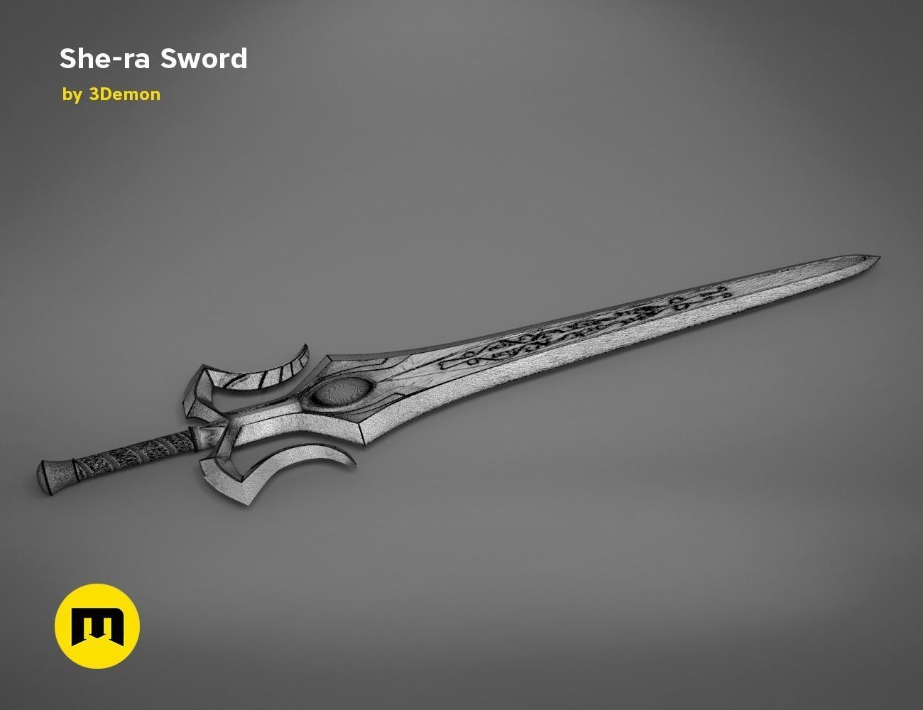 She-Ra Sword of Protection 3D print model_15