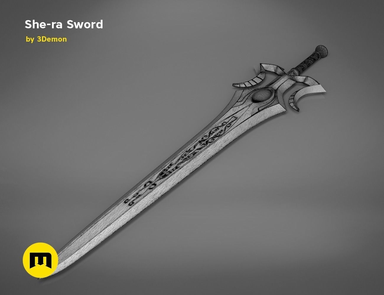 She-Ra Sword of Protection 3D print model_19