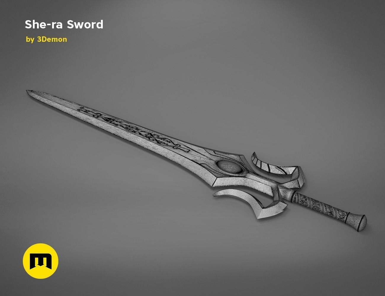 She-Ra Sword of Protection 3D print model_17