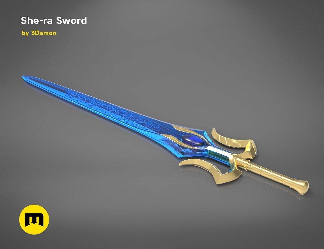She-Ra Sword of Protection 3D print model_4
