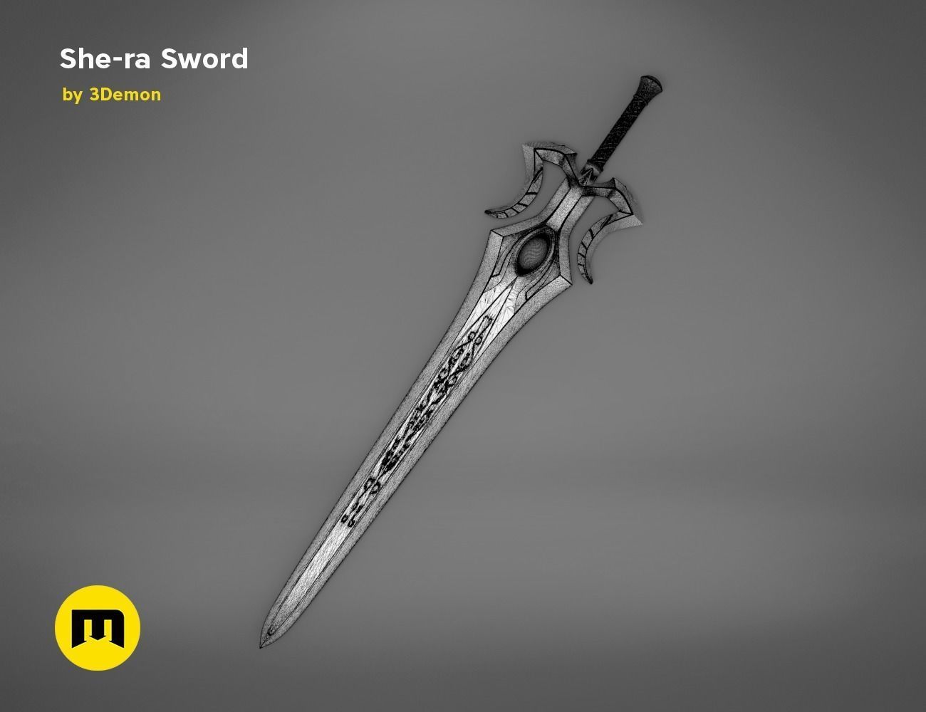 She-Ra Sword of Protection 3D print model_16