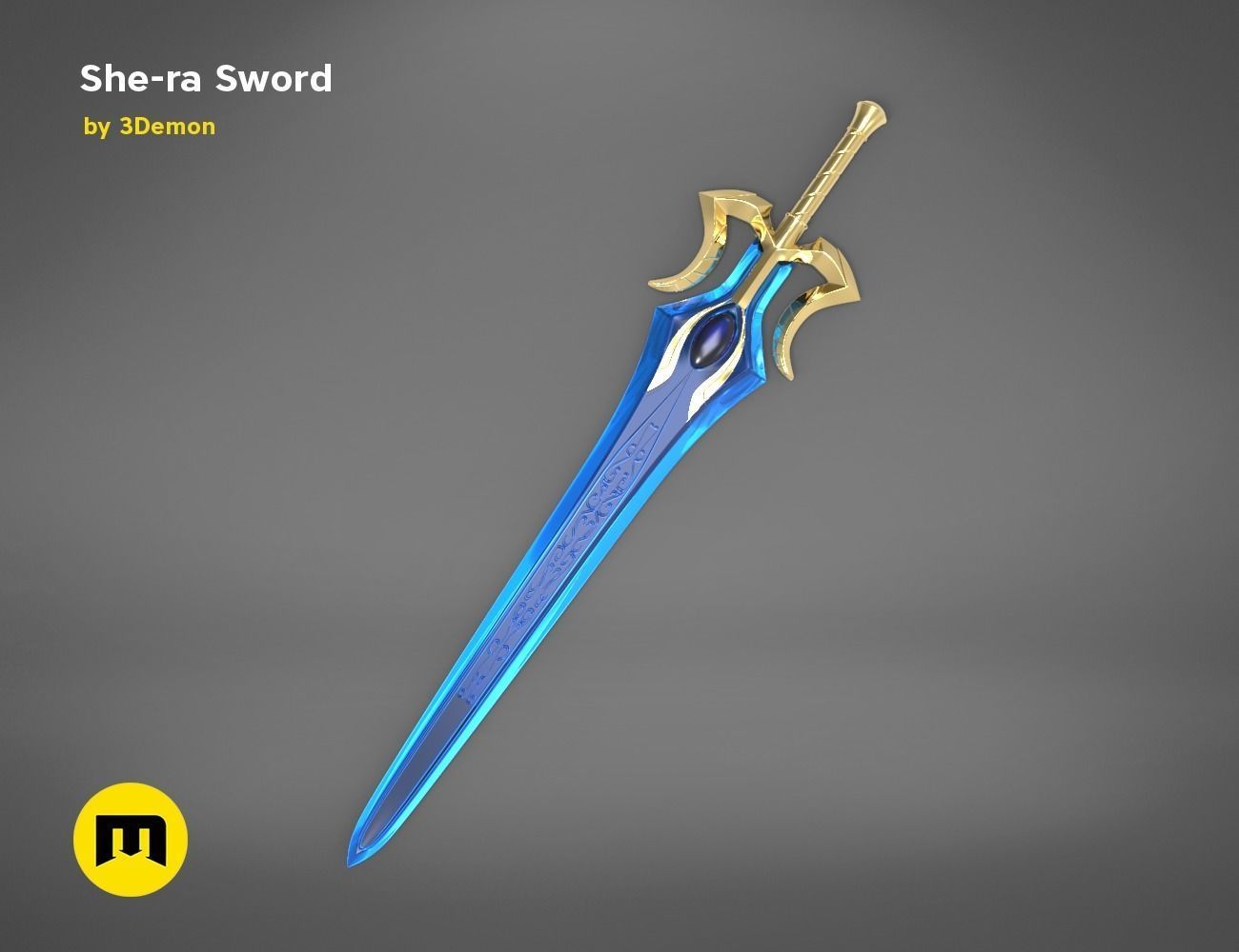 She-Ra Sword of Protection 3D print model_2