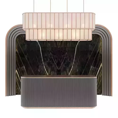 Reception marble desk