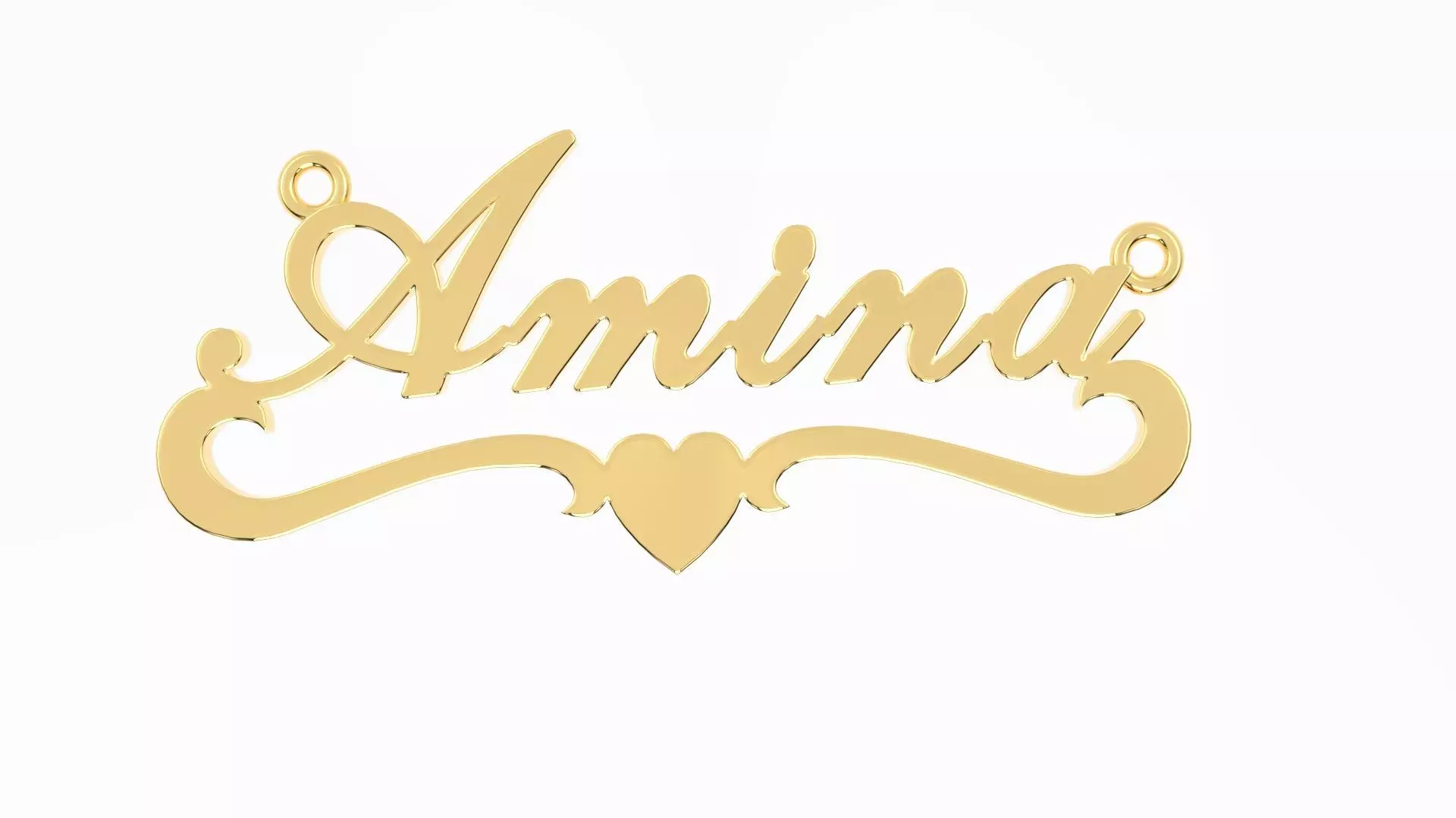 Amina pendant Free 3D print model