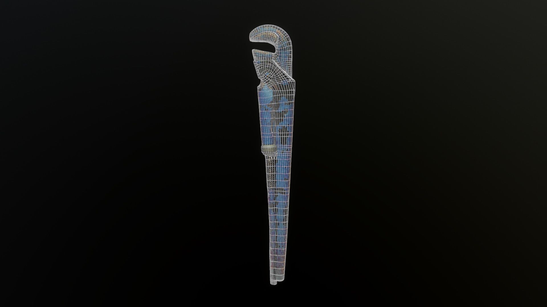 3D Scan Gas Wrench made in USSR Low-poly 3D model_1