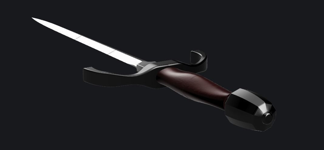 Game of Thrones - Jon Snow dagger 3D print model_2
