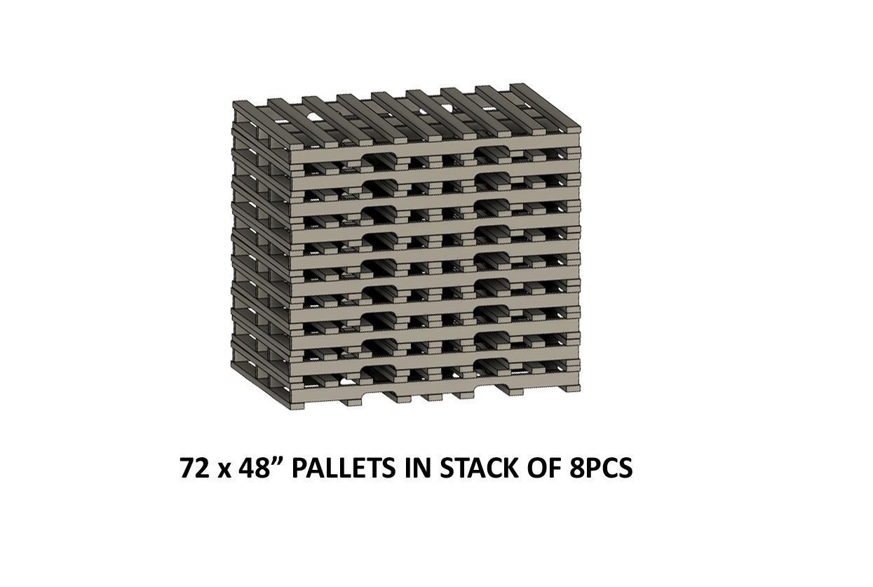CARGO-0023 Pallet and Crate set H0-scale 23 items 3D print model_23
