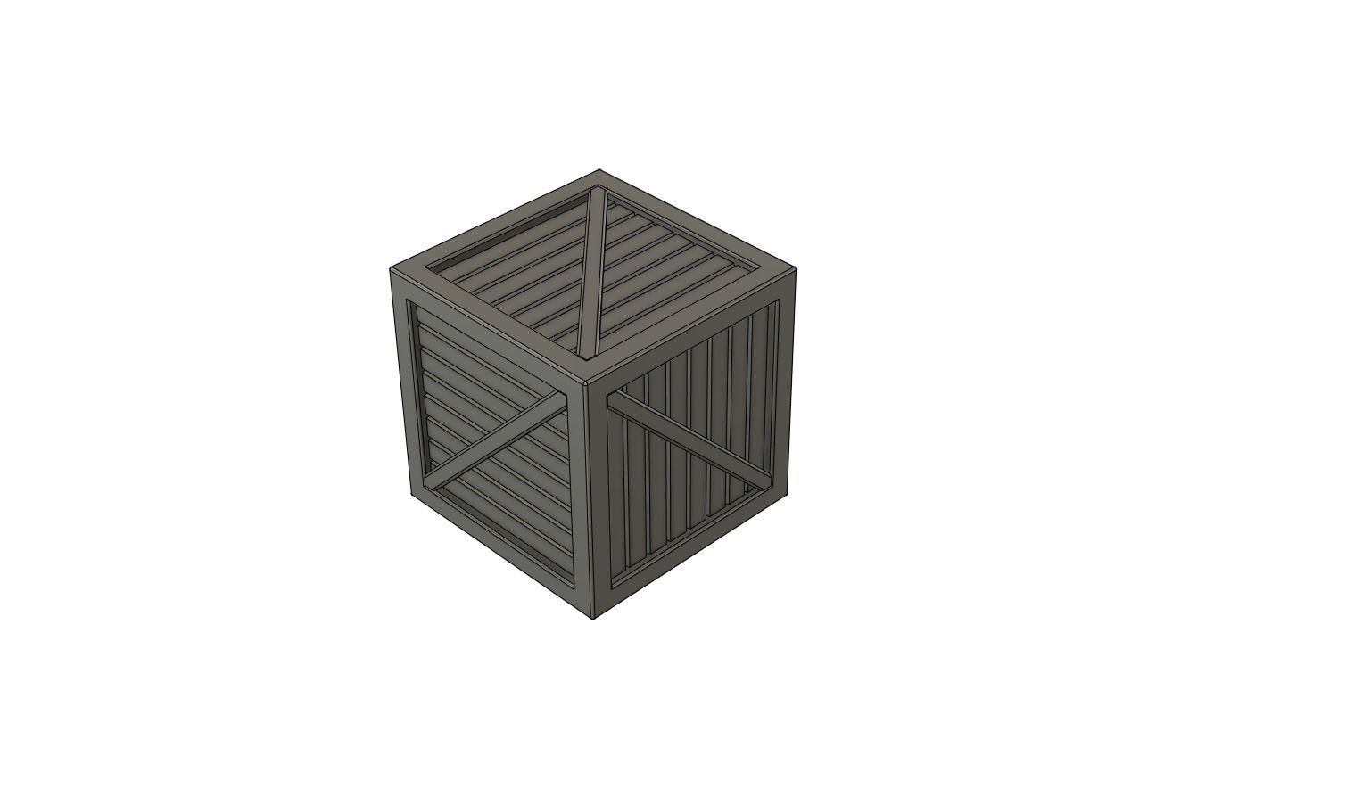 CARGO-0023 Pallet and Crate set H0-scale 23 items 3D print model_2