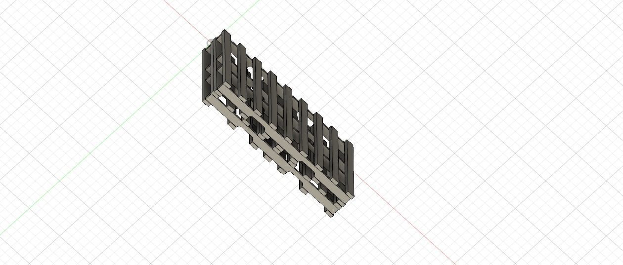 CARGO-0023 Pallet and Crate set H0-scale 23 items 3D print model_21