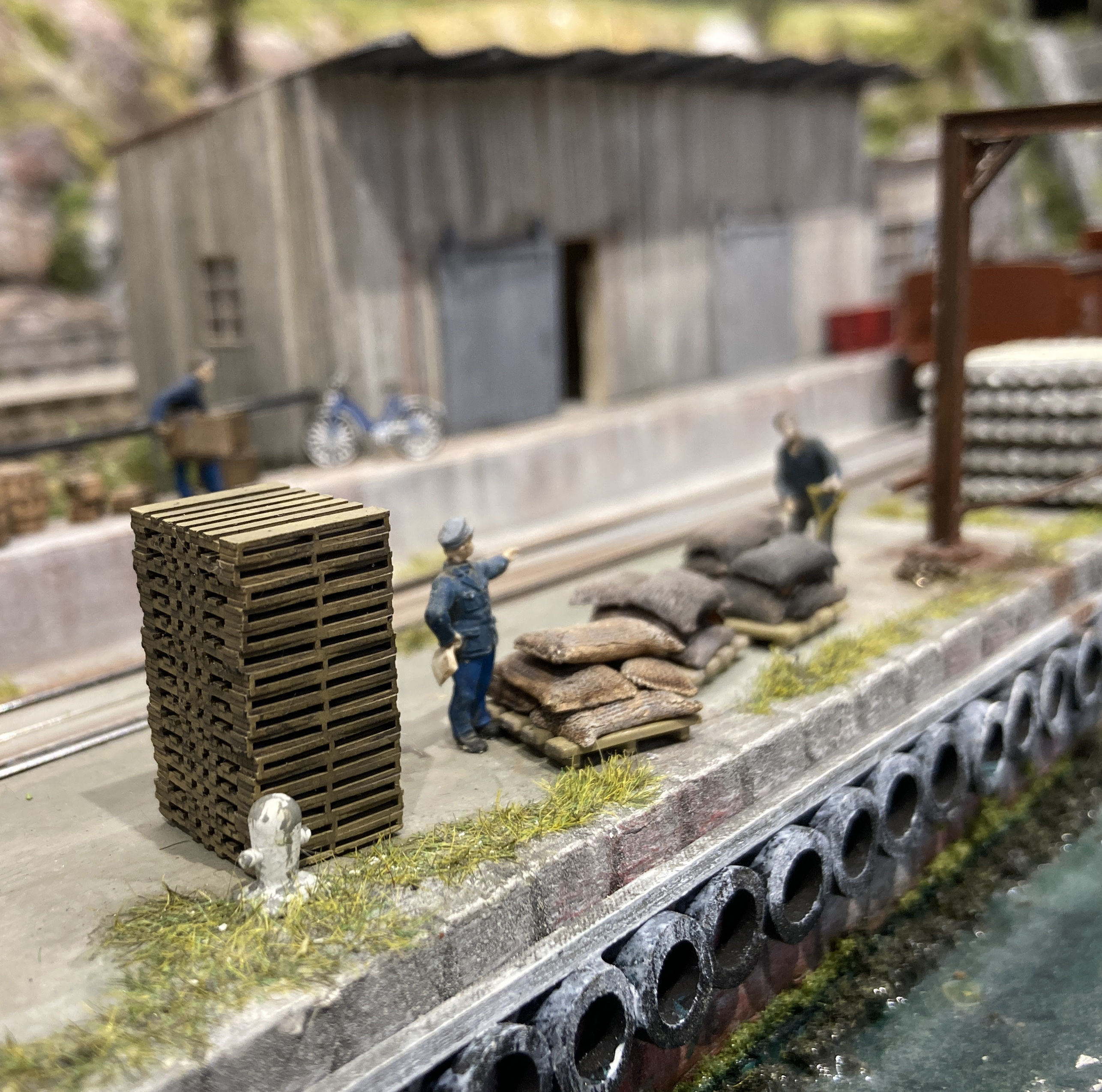 CARGO-0023 Pallet and Crate set H0-scale 23 items 3D print model_19