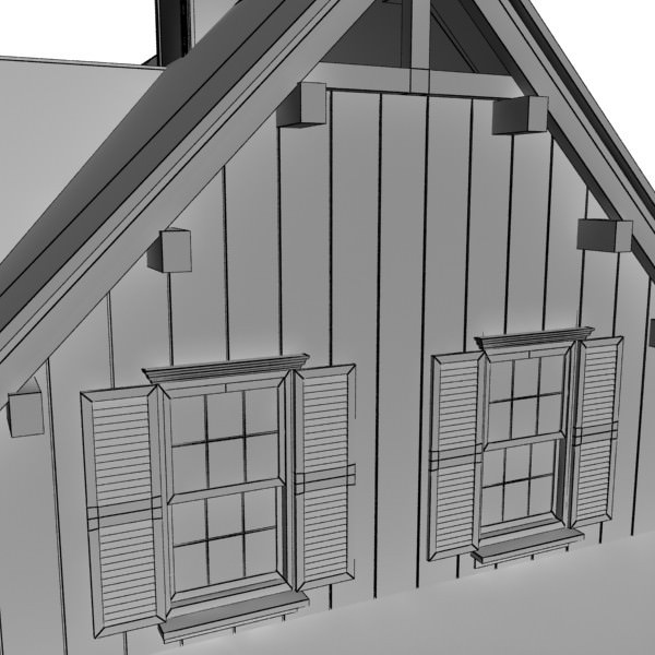 House Vray Scanline 3D model_13