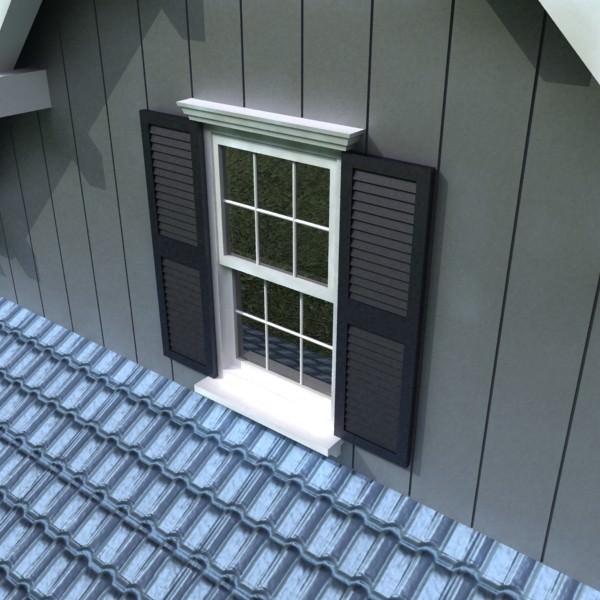 House Vray Scanline 3D model_4