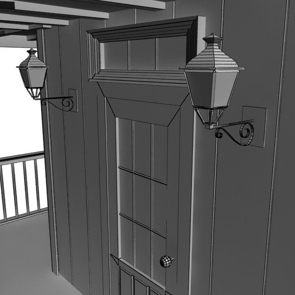 House Vray Scanline 3D model_12