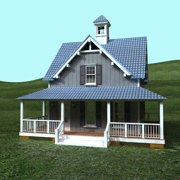 House Vray Scanline 3D model_2