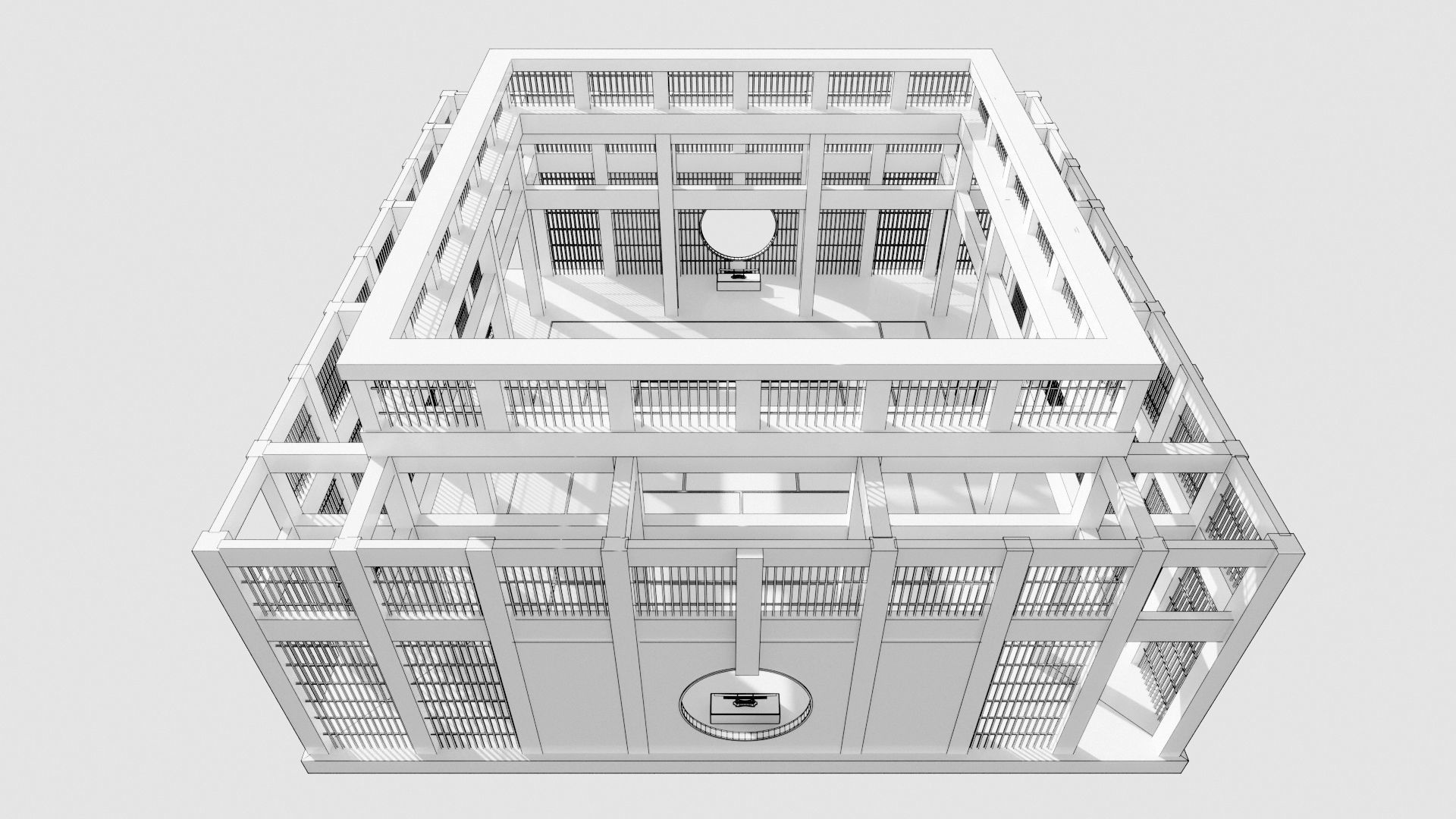 Japanese Tatami combat training Low-poly 3D model_9