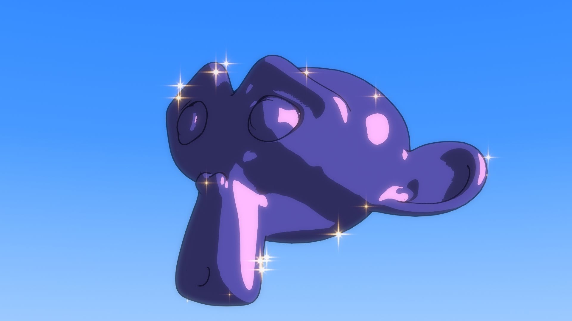 For Anime in Blender - Star Sparkle - Modern Free 3D model_3