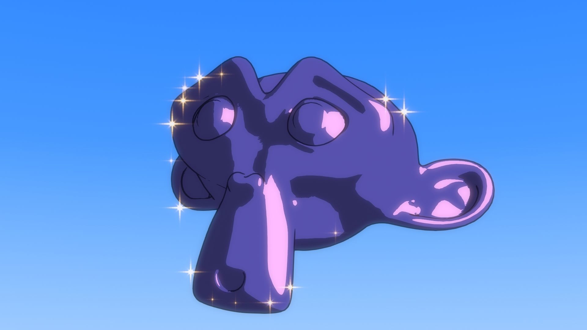 For Anime in Blender - Star Sparkle - Modern Free 3D model_16